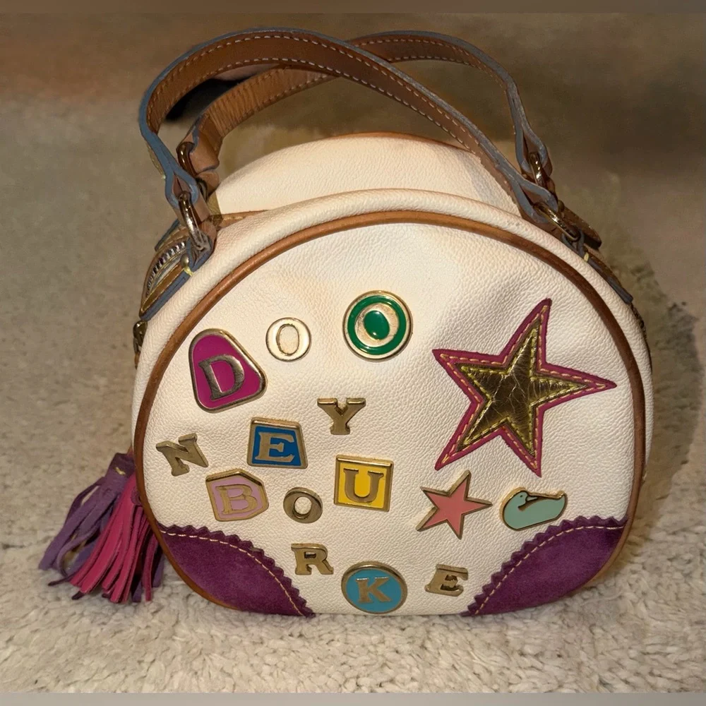 Rare Vintage Y2K Limited Ed. Dooney & Bourke x Lindsey Lohan Collab, IT BAG - Picture 4 of 14